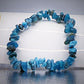 Blue Apatite Crystal Chip Bracelets