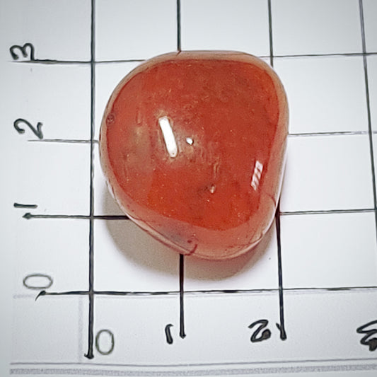 Individual Tumbled Carnelian Crystal