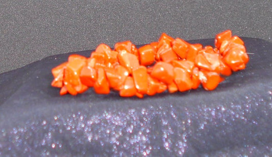 Carnelian Crystal Chip Bracelets