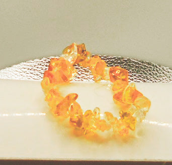 Citrine Crystal Chip Bracelets