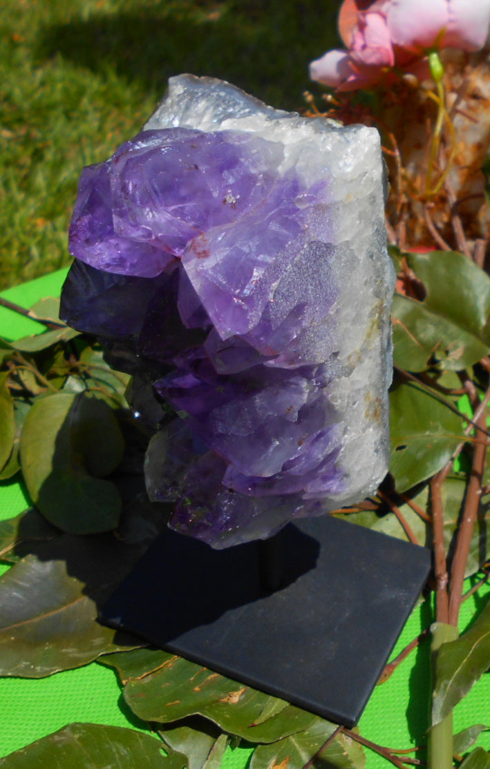 Amethyst Cluster on Stand - 14cm