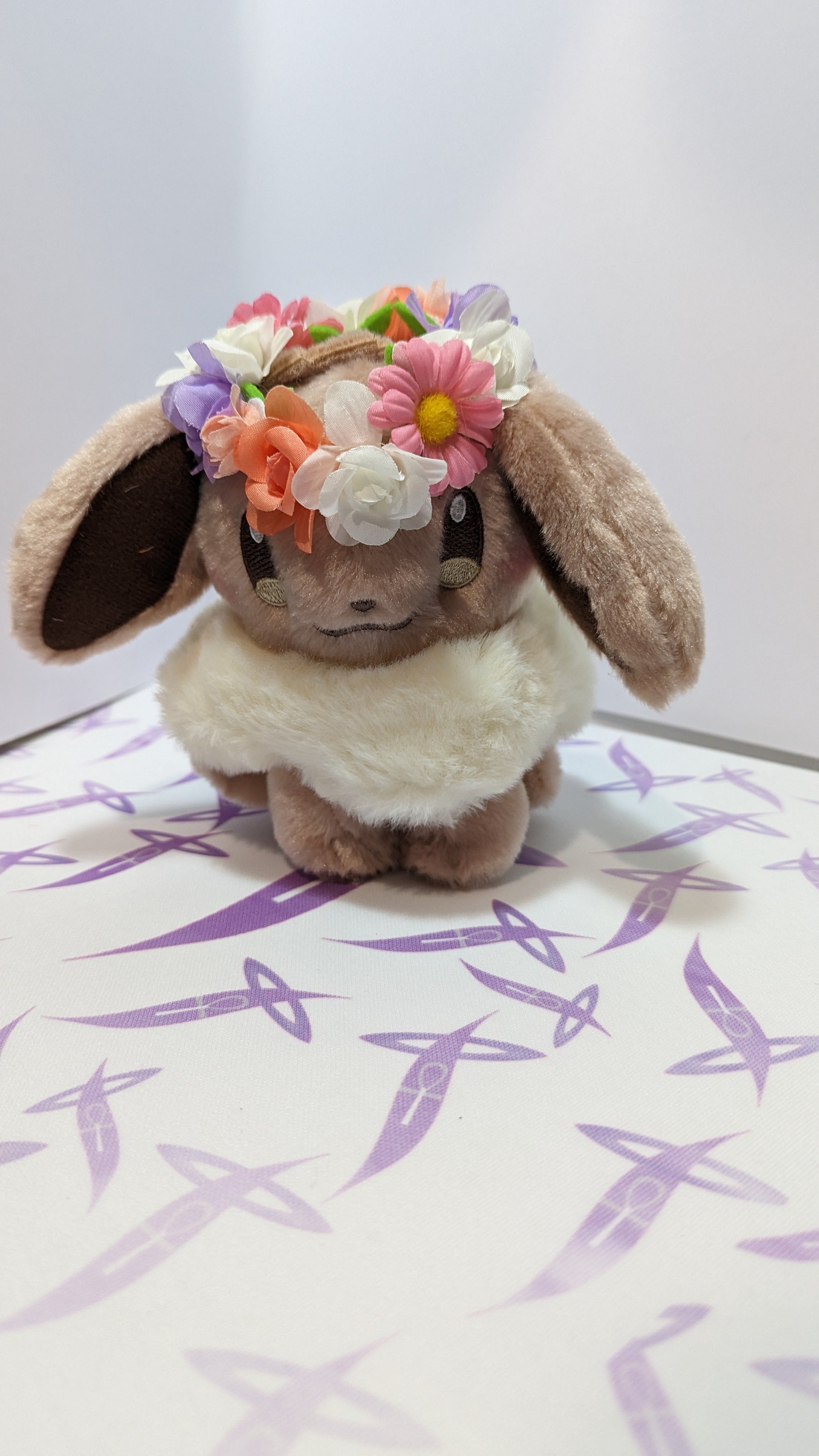 Flower Crown Eevee Plushie