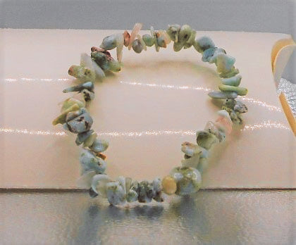 Larimar Crystal Chip Bracelets