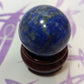 lapis lazuli sphere deep blue round