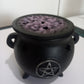 8cm Pentagram Incense Cone Cauldron Burner