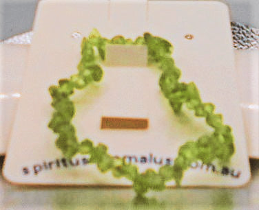 Peridot Crystal Chip Bracelets