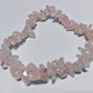 Rose Quartz Crystal Chip Bracelets